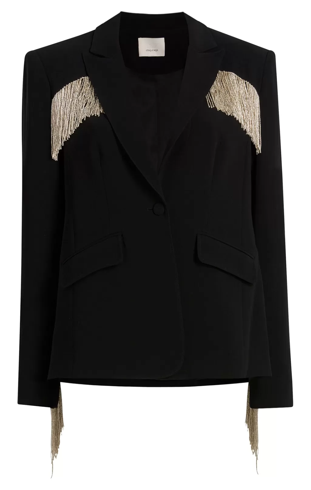 Cinq à Sept Beaded Fringe Ira Blazer