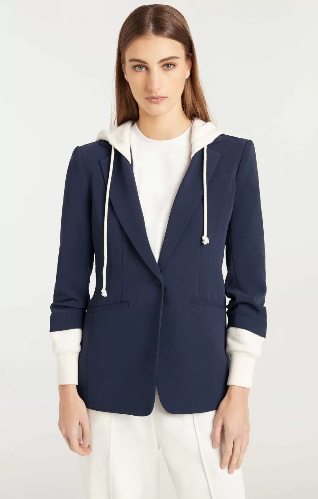 Cinq à Sept Hooded Khloe Blazer