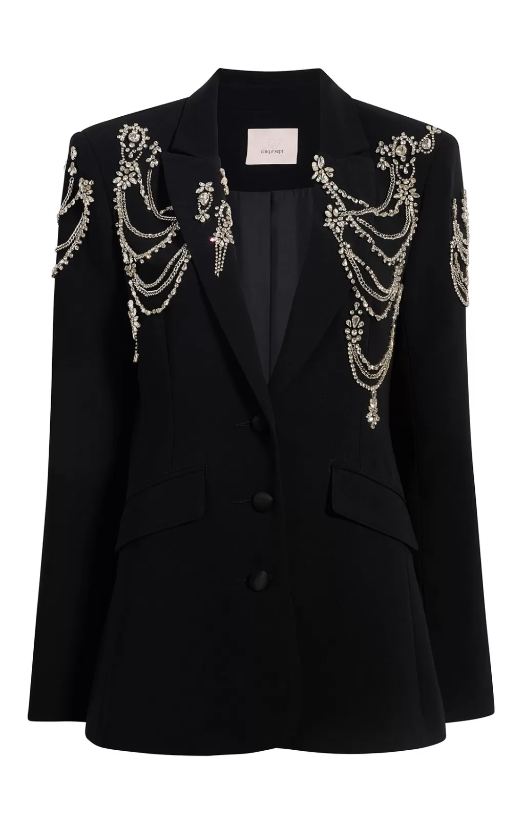 Cinq à Sept Rhinestone Chain Cheyenne Blazer