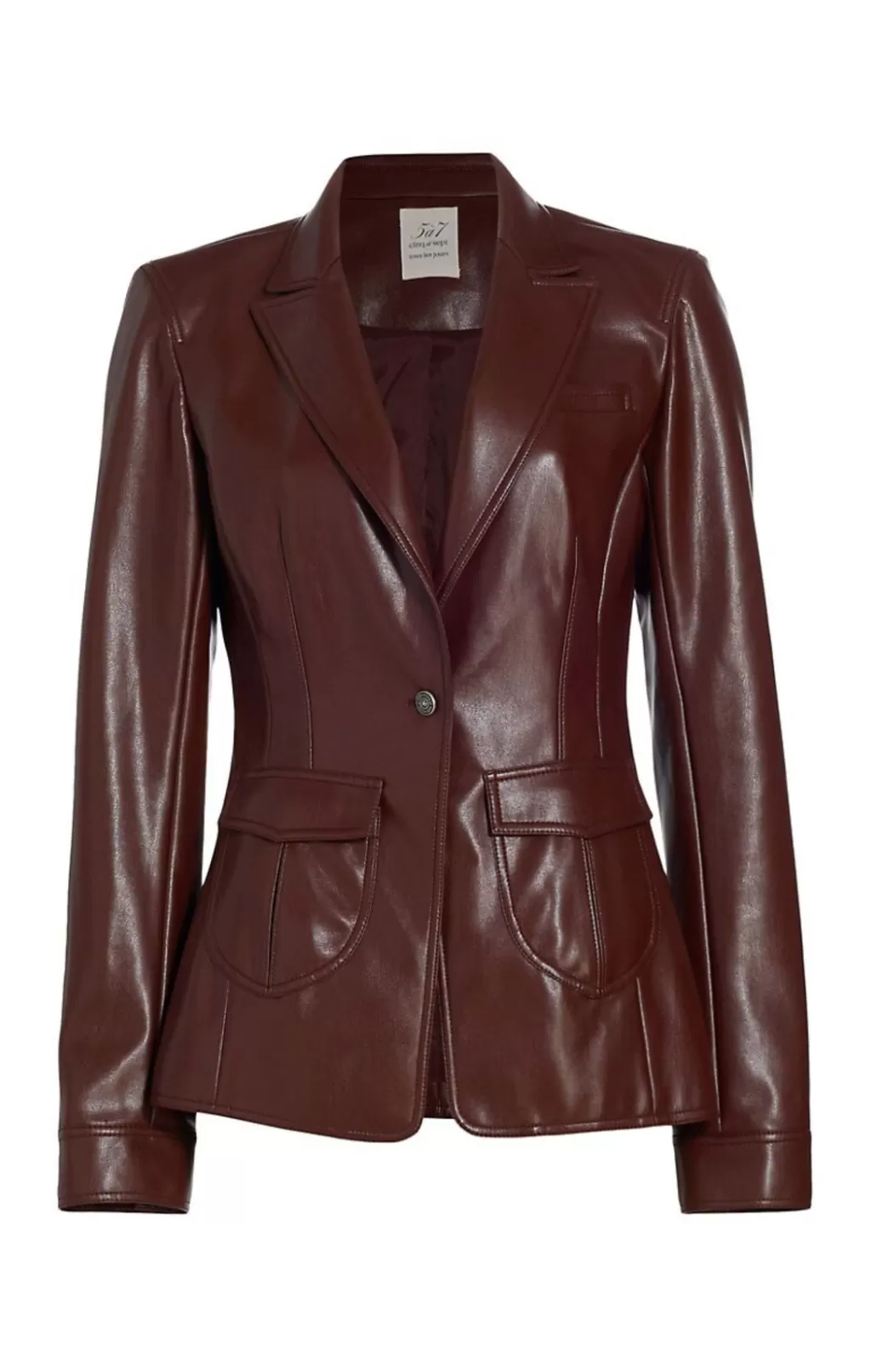 Cinq à Sept Vegan Leather Louisa Blazer